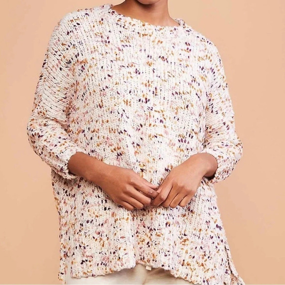 Lou & Grey Sweaters - NWOT L&G Flecked Chenille Poncho Sweater